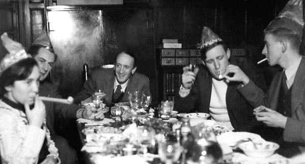 Christmas party in the Oak Room